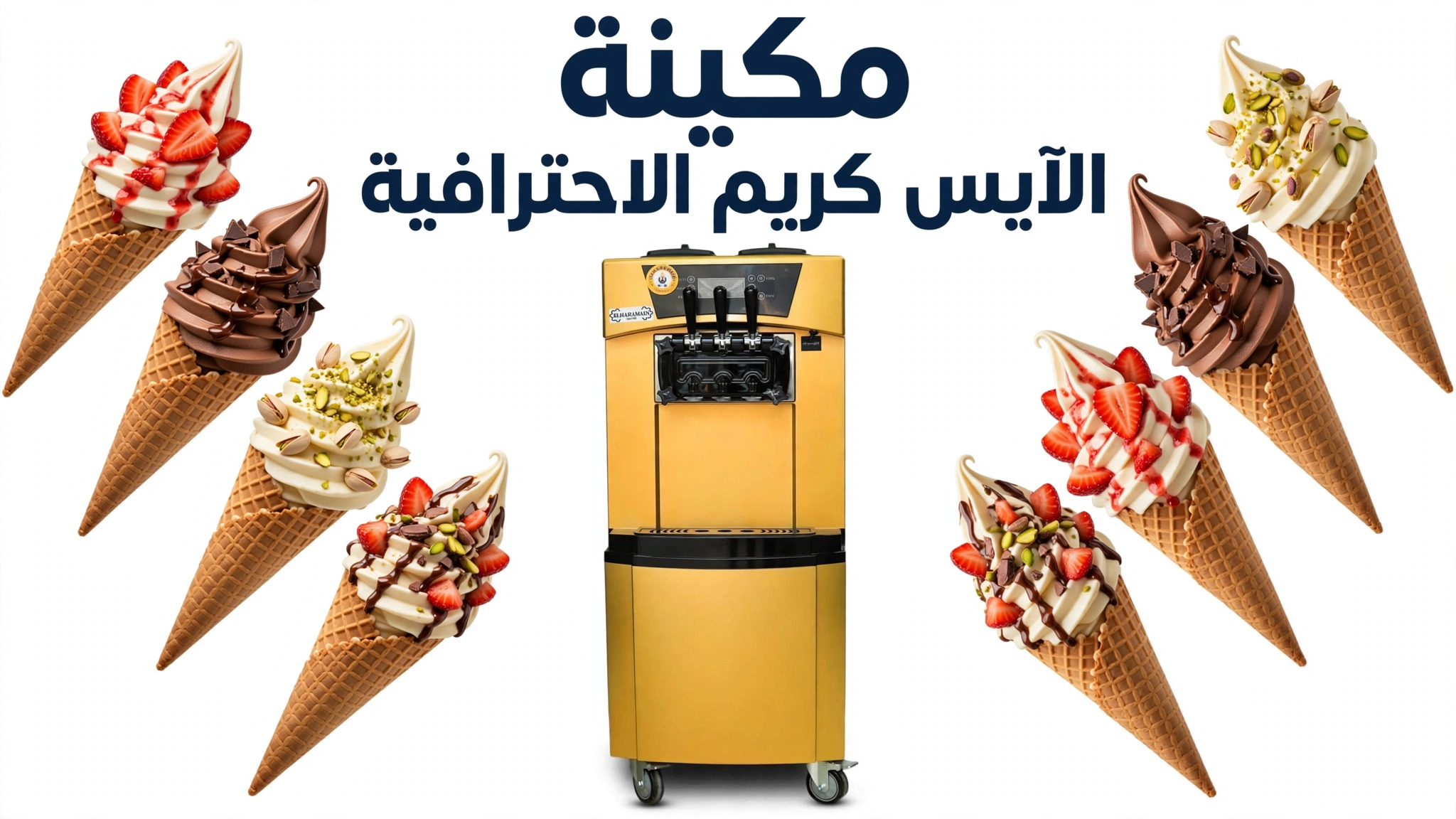 ماكينة ايس كريم 830